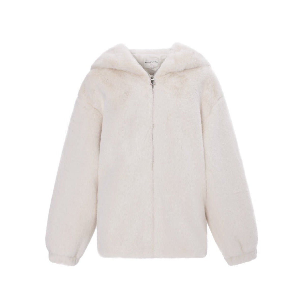 DIANA VEVINA Rabbit Ears Mink Fleece Jacket