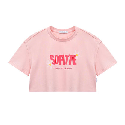 Sofitte Little Flower Logo Crop Tee - Fixxshop