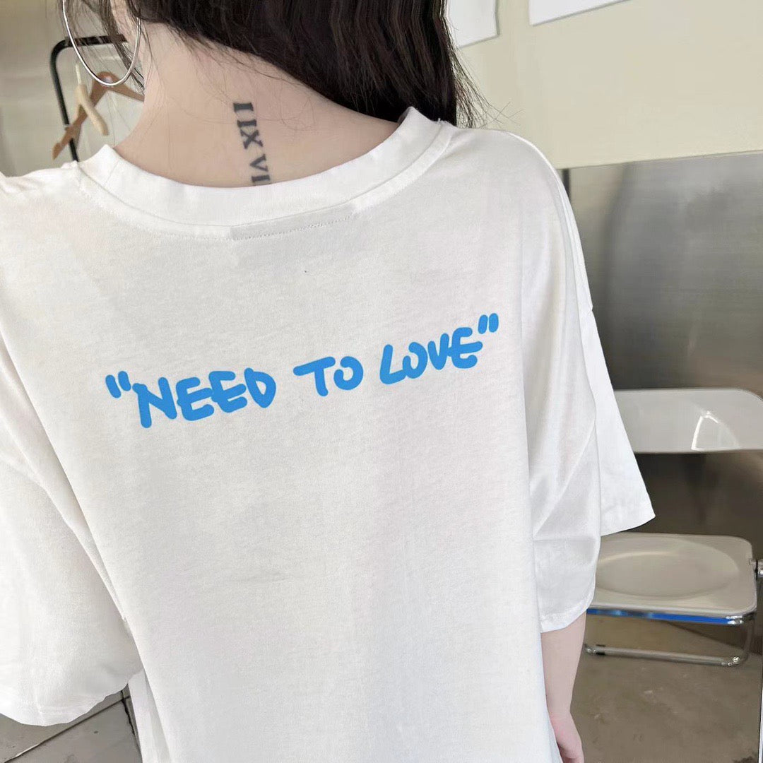 Sofitte "Need to Love" Swan Cartoon Tee - Fixxshop