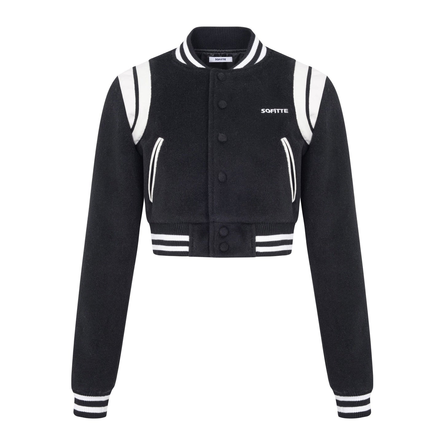 Sofitte Baseball Jacket Black - Fixxshop