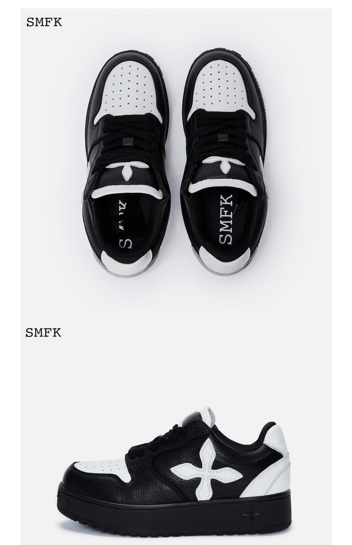 SMFK Classic Skater Sneakers - Midnight Black - Fixxshop