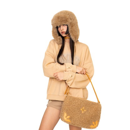 SMFK Compass Kitty Bag In Wheat (Large)