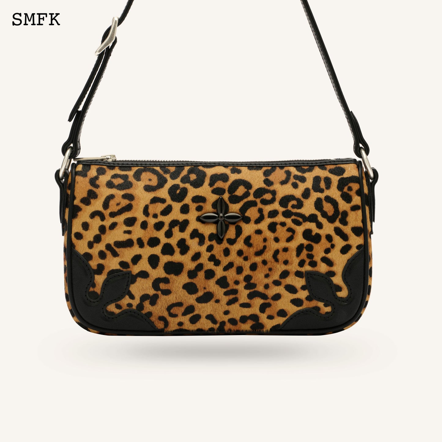 SMFK Leopard Compass Kitty Shoulder Bag