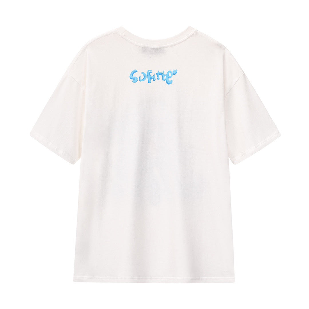 Sofitte Blue Jellyfish Cartoon Tee - Fixxshop