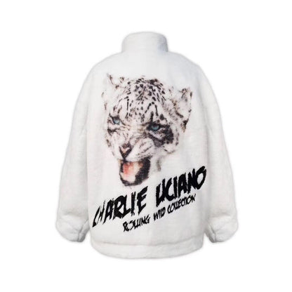 Charlie Luciano Snow Leopard Fur Jacket