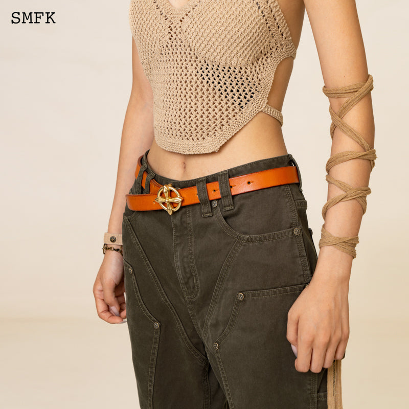 SMFK Compass Handmade Brass Belt