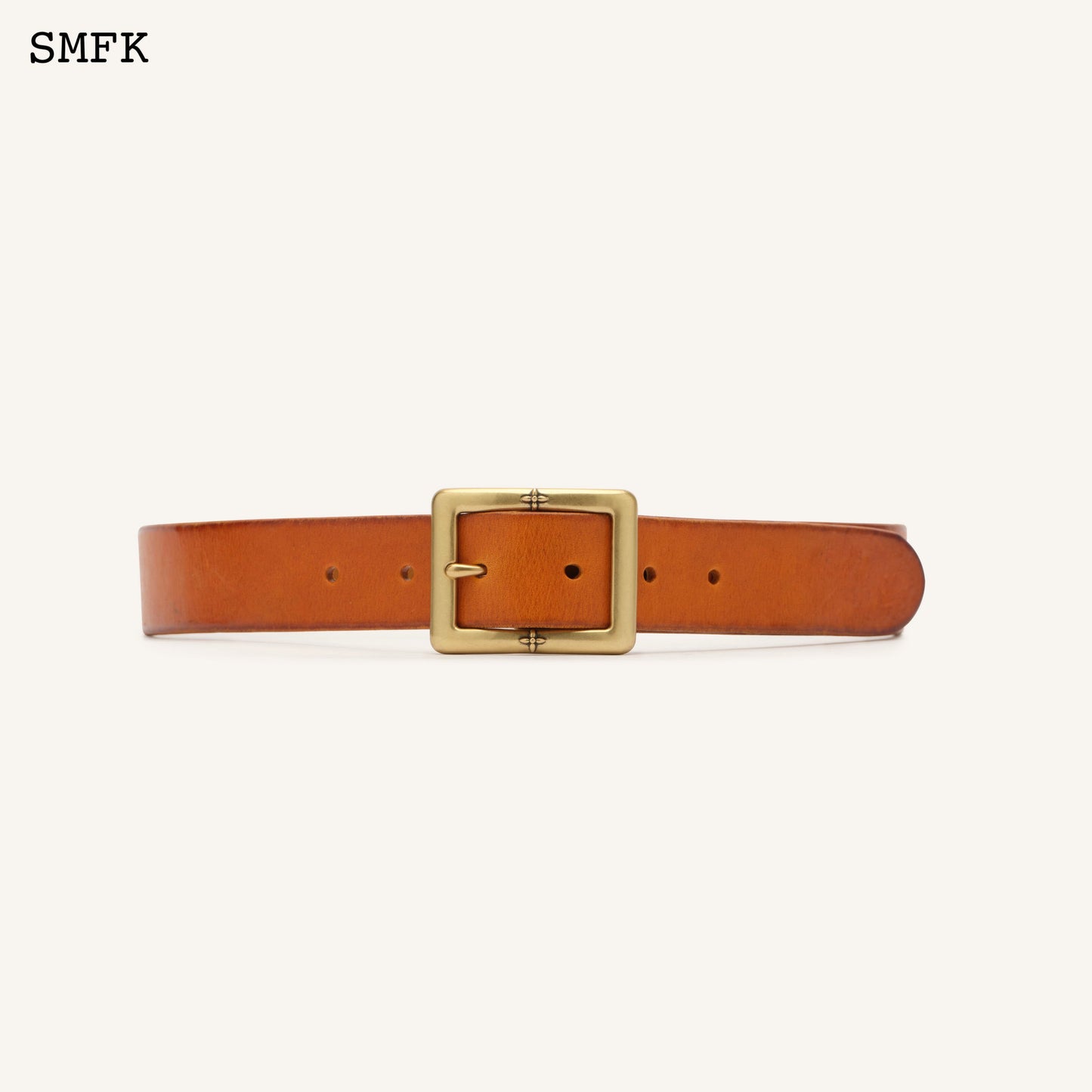 SMFK Sugar Brown Compass Classical Denim Belt