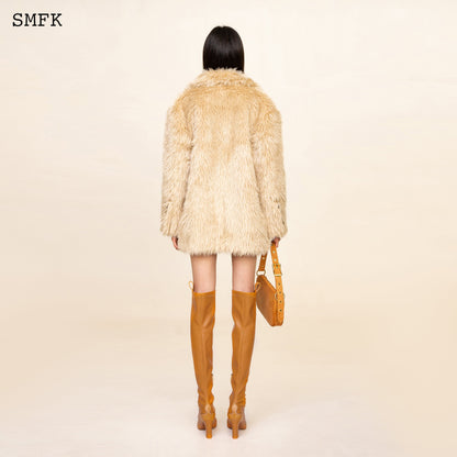 SMFK WildWorld Grassland Wool Jacket In Wheat