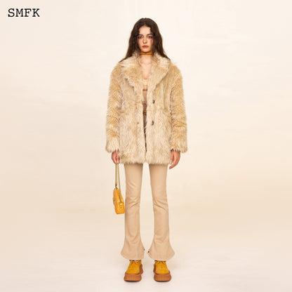 SMFK WildWorld Grassland Wool Jacket In Wheat