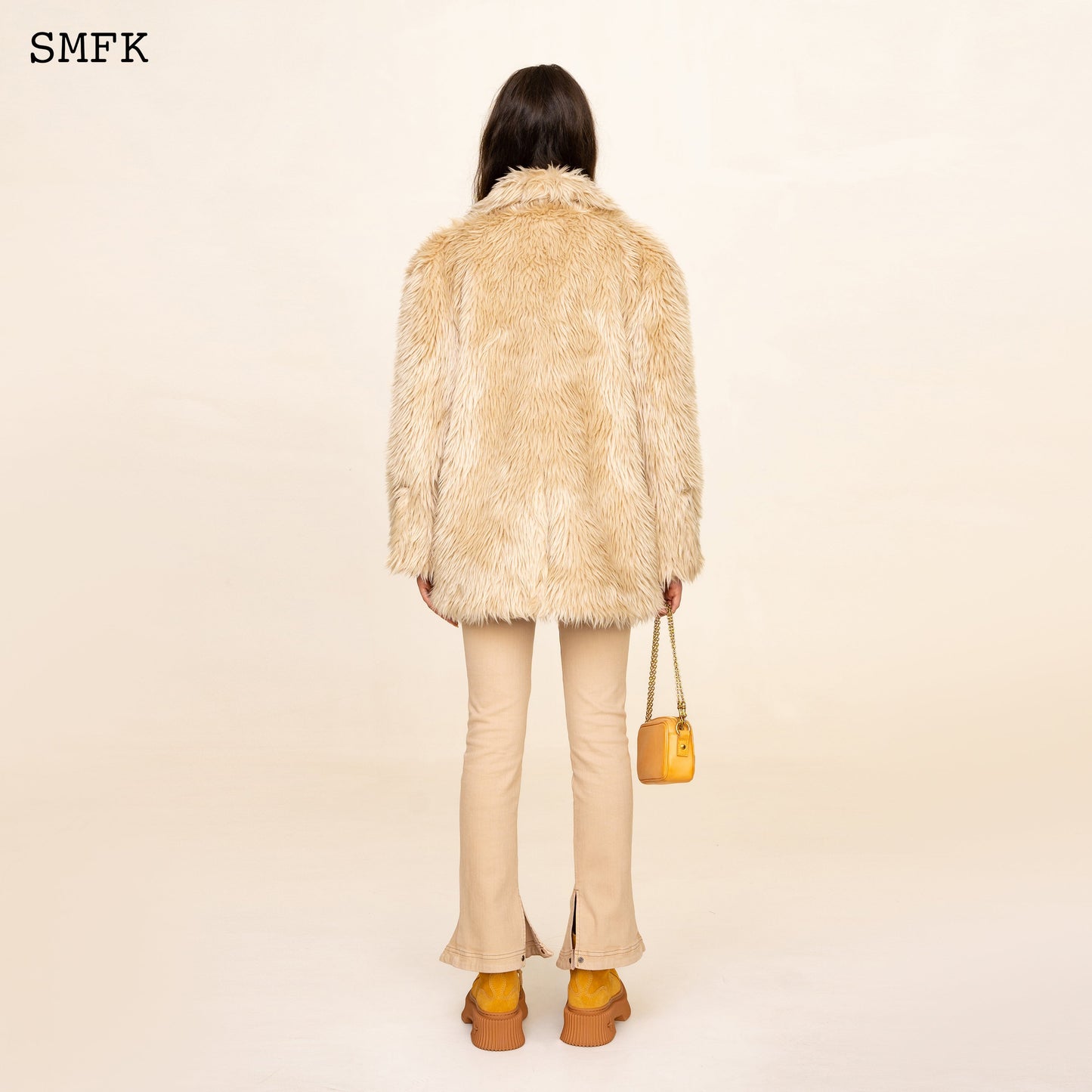 SMFK WildWorld Grassland Wool Jacket In Wheat