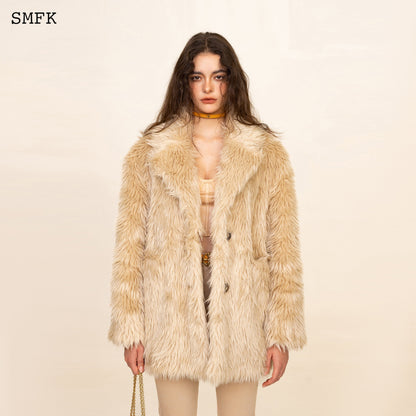 SMFK WildWorld Grassland Wool Jacket In Wheat