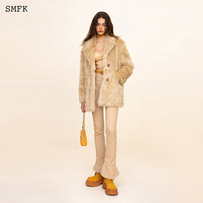 SMFK WildWorld Grassland Wool Jacket In Wheat