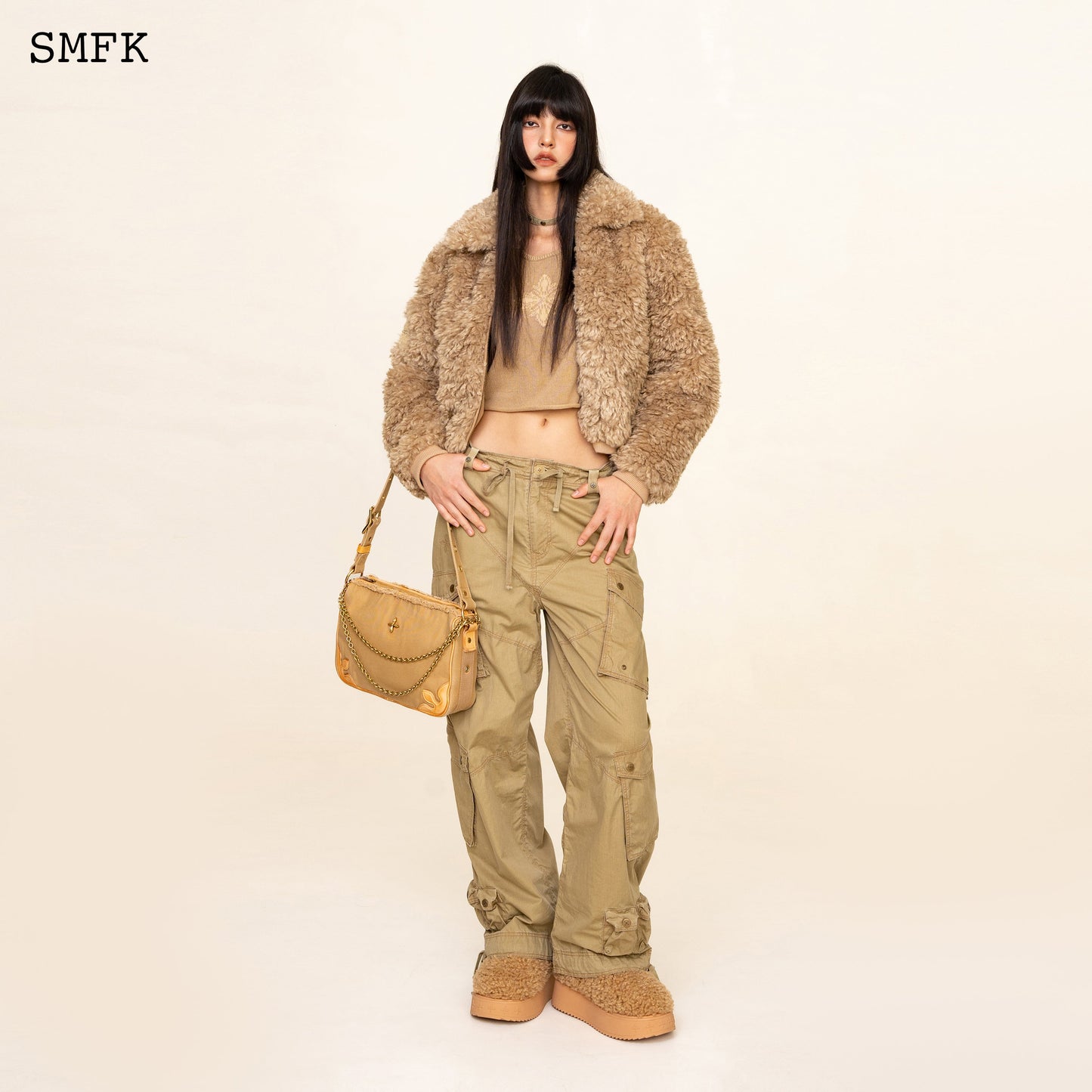 SMFK WildWorld Adventure Short Faux Fur Jacket