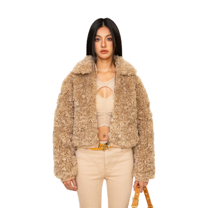 SMFK WildWorld Adventure Short Faux Fur Jacket