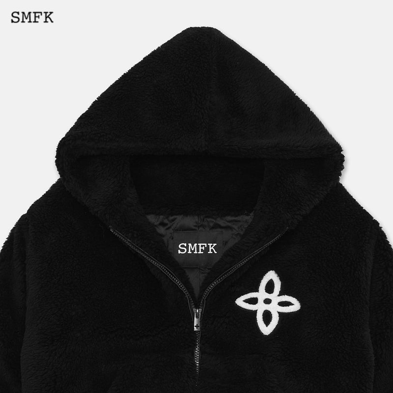 SMFK Midnight Flower Campus Fleece Hoodie - Fixxshop