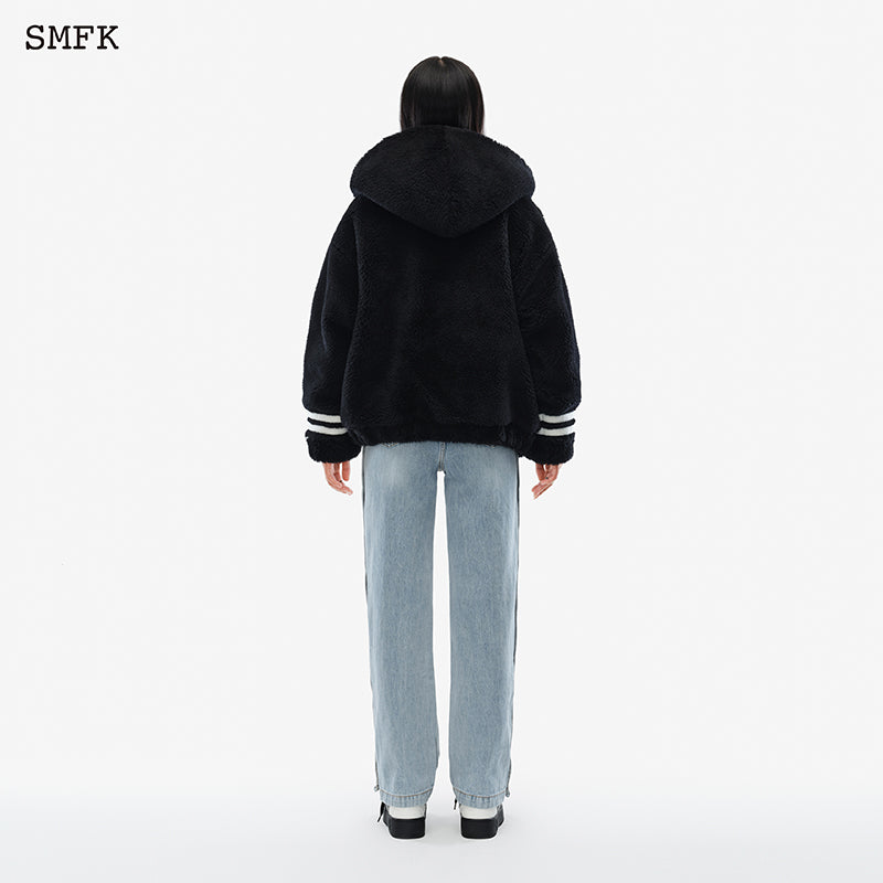 SMFK Midnight Flower Campus Fleece Hoodie - Fixxshop