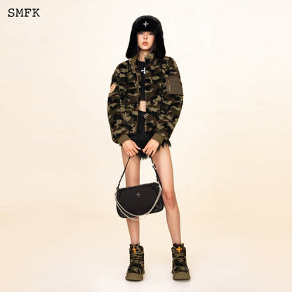 SMFK WildWorld Adventure Camouflage Stand Collar Jacket