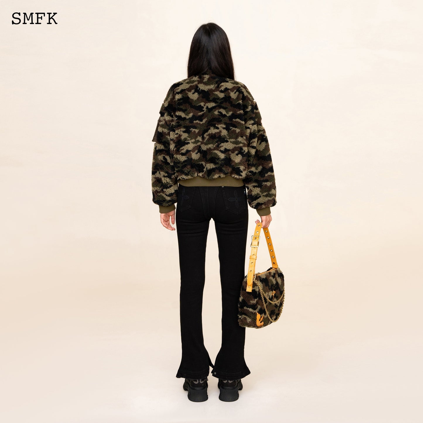 SMFK WildWorld Adventure Camouflage Stand Collar Jacket