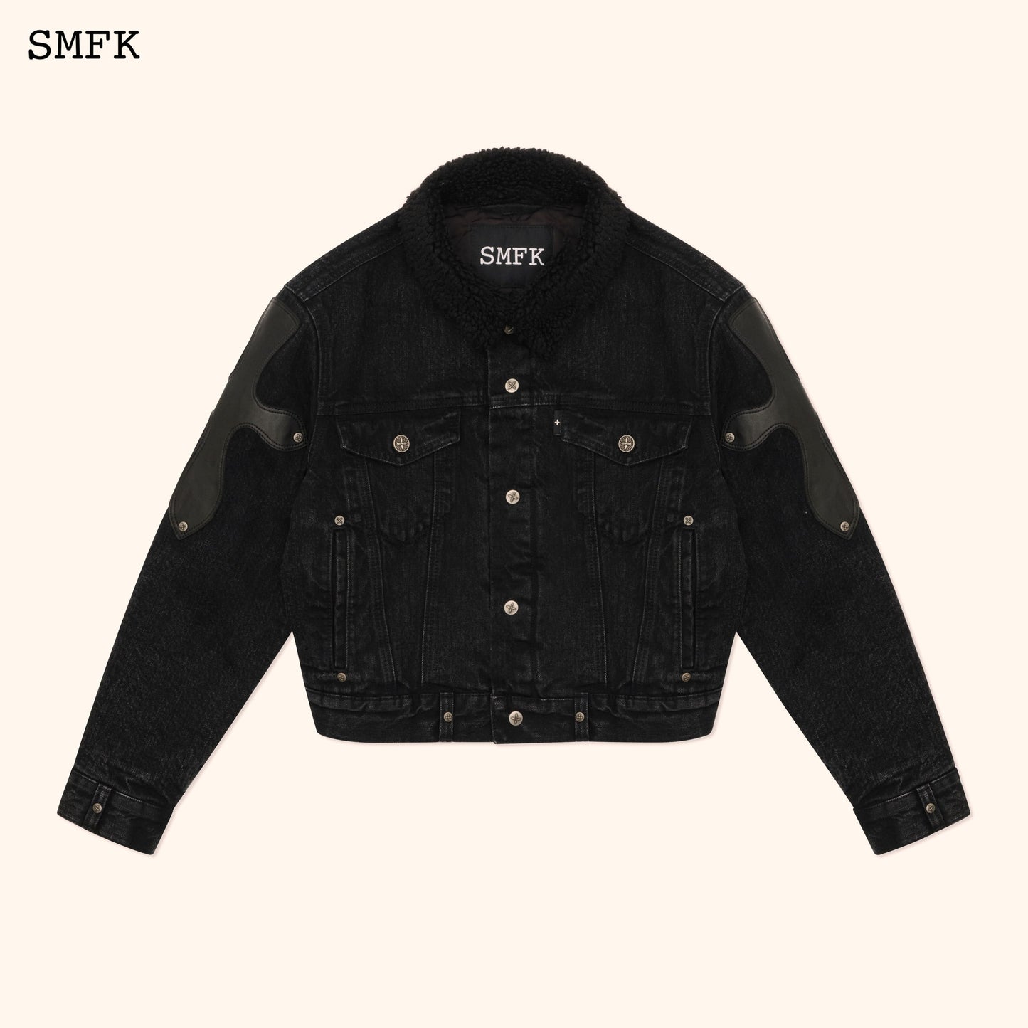 SMFK Compass Classic Floral Denim Jacket