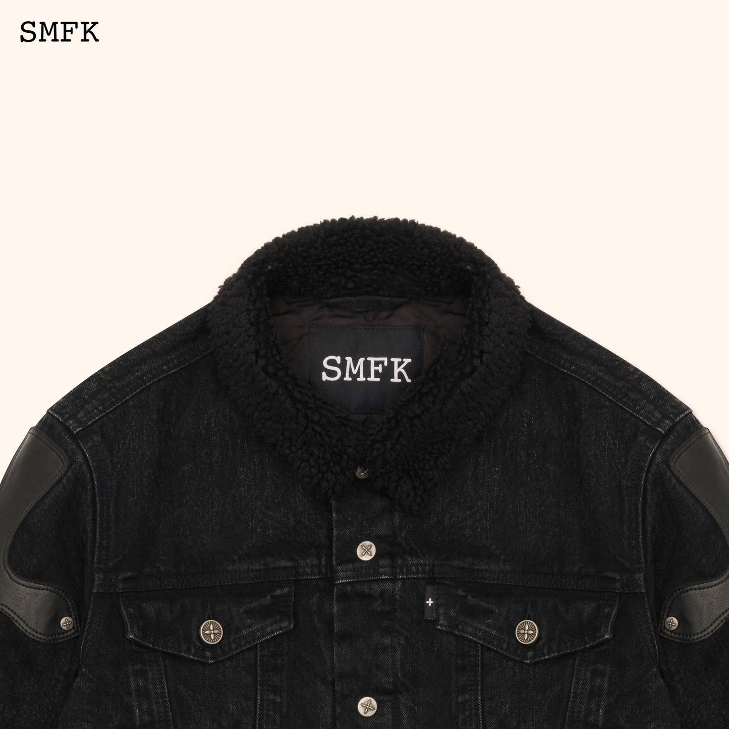 SMFK Compass Classic Floral Denim Jacket