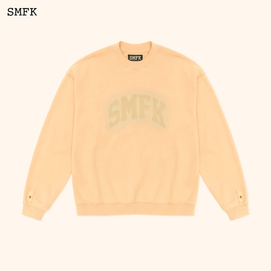 SMFK WildWolrd Desert Camping Oversize Sweater In Wheat