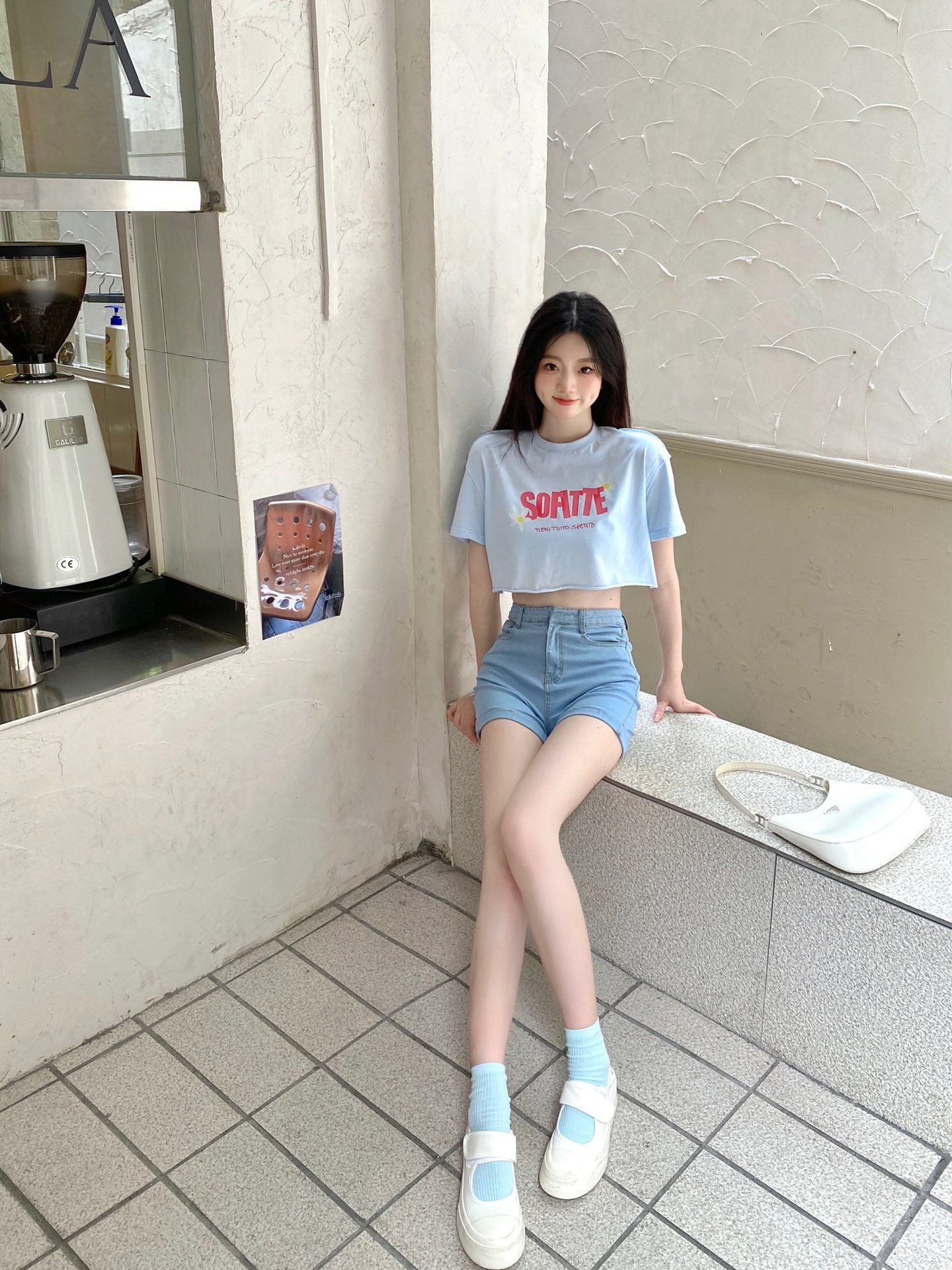 Sofitte Little Flower Logo Crop Tee - Fixxshop