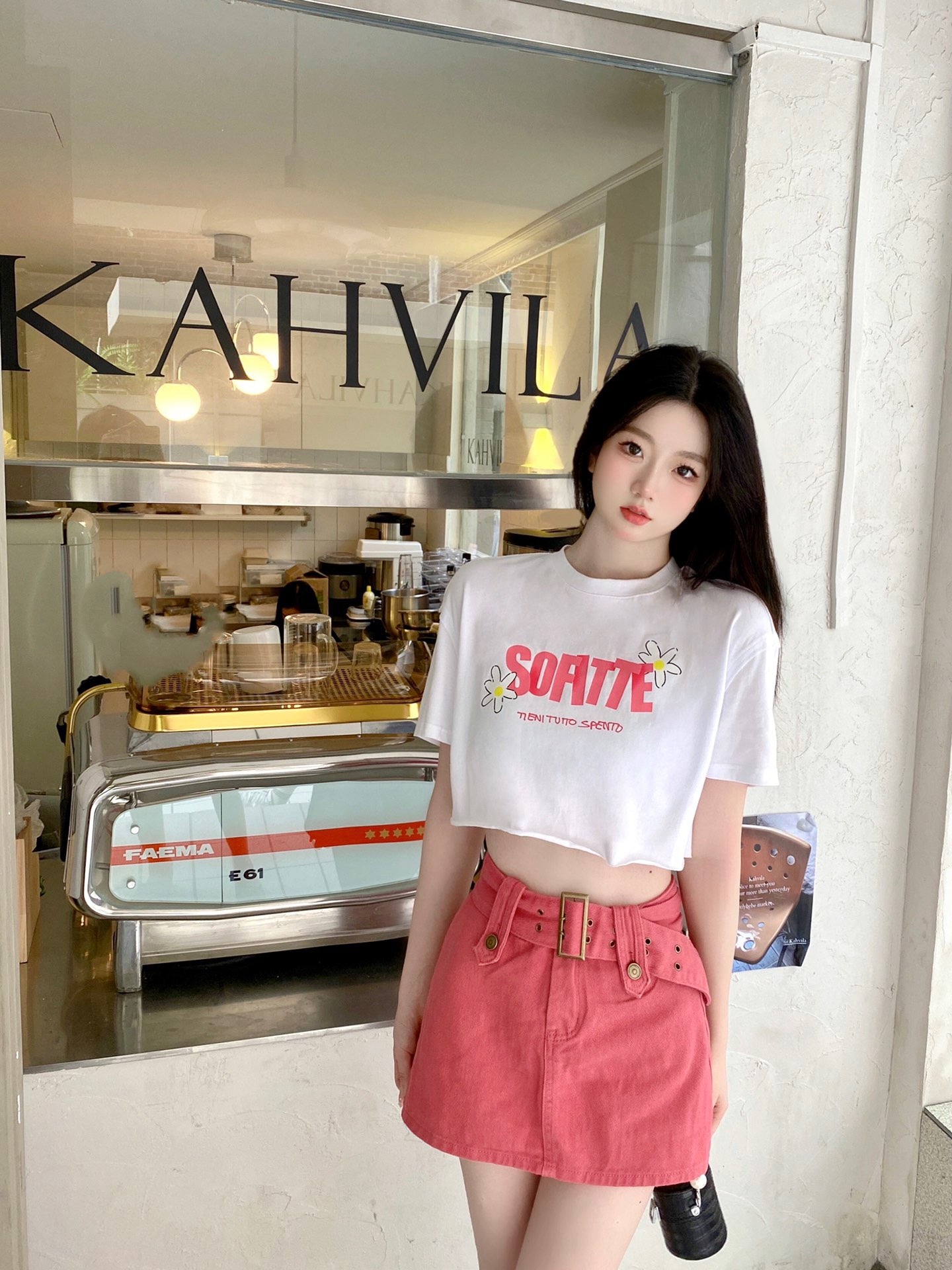 Sofitte Little Flower Logo Crop Tee - Fixxshop