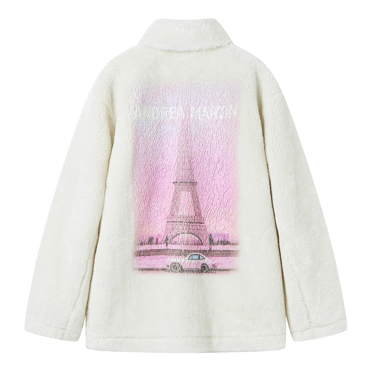 Andrea Martin Eiffel Tower Wool Jacket White