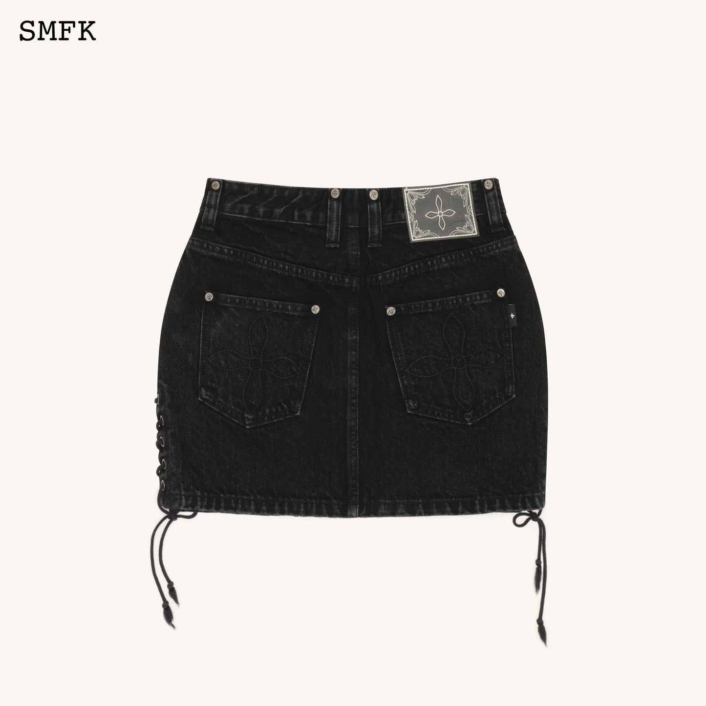 SMFK WildWorld Rock High-Waist Denim Skirt