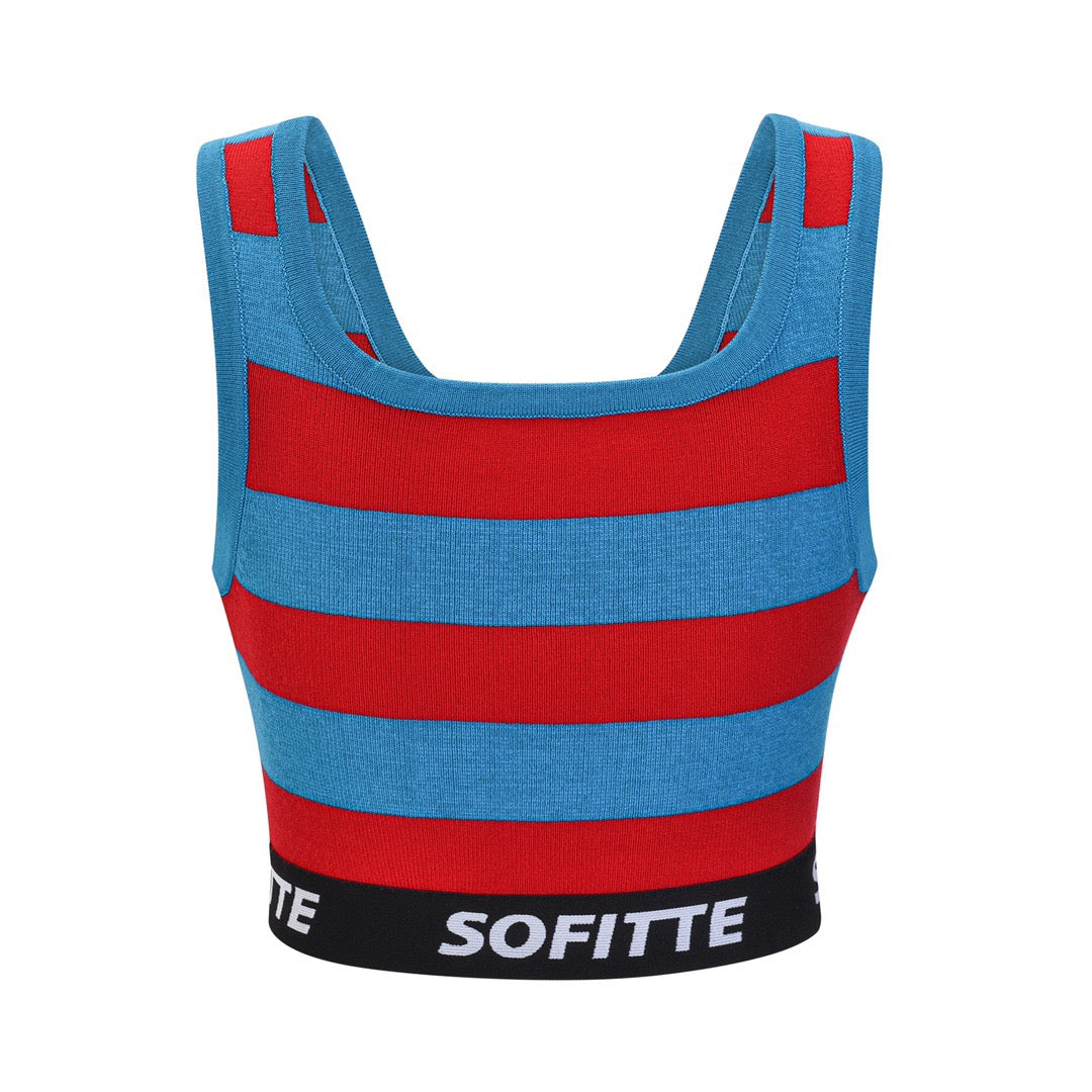 Sofitte Multicolor Slim Fit Knit Vest - Fixxshop