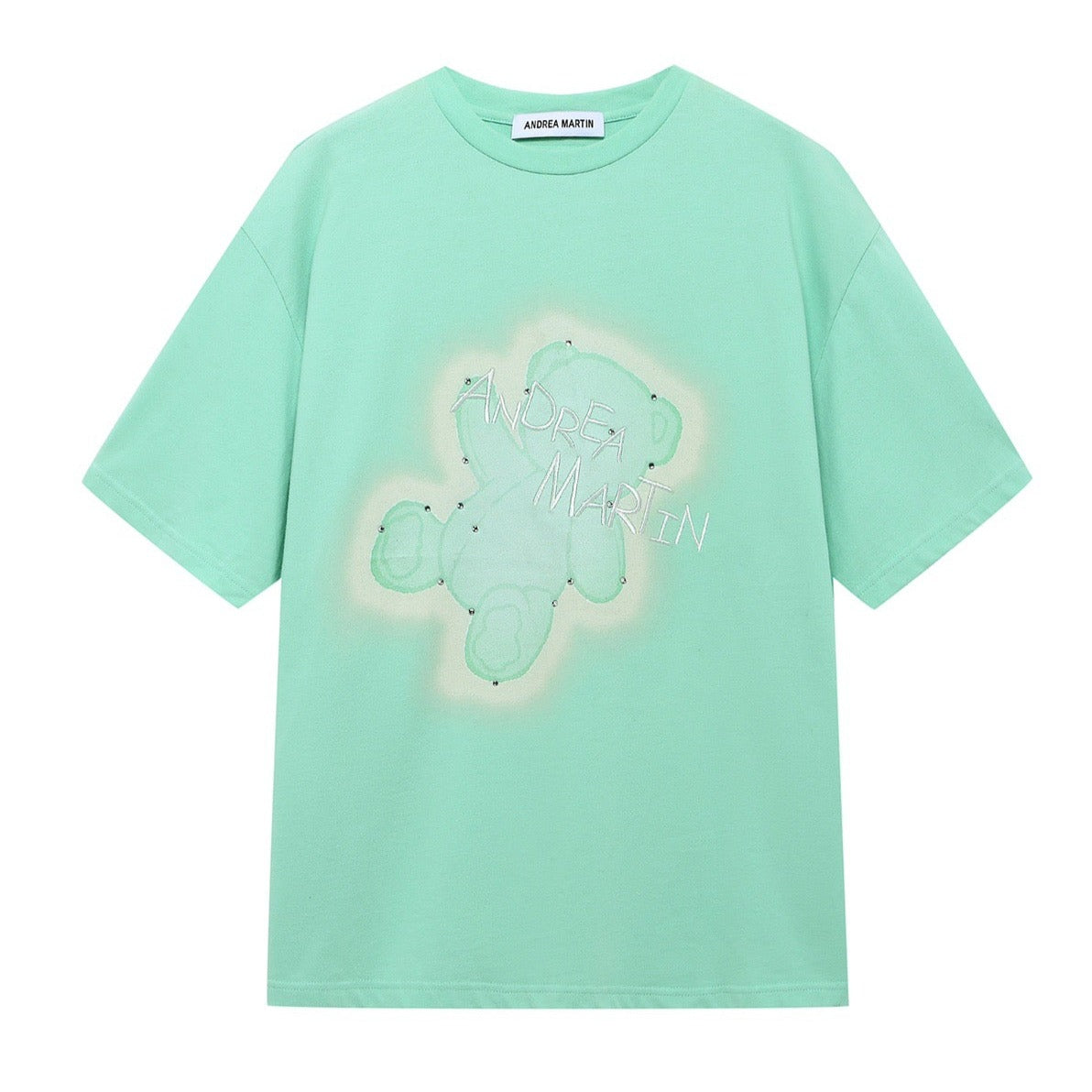 Andrea Martin Hot Drill Mint Bear Tee - Fixxshop