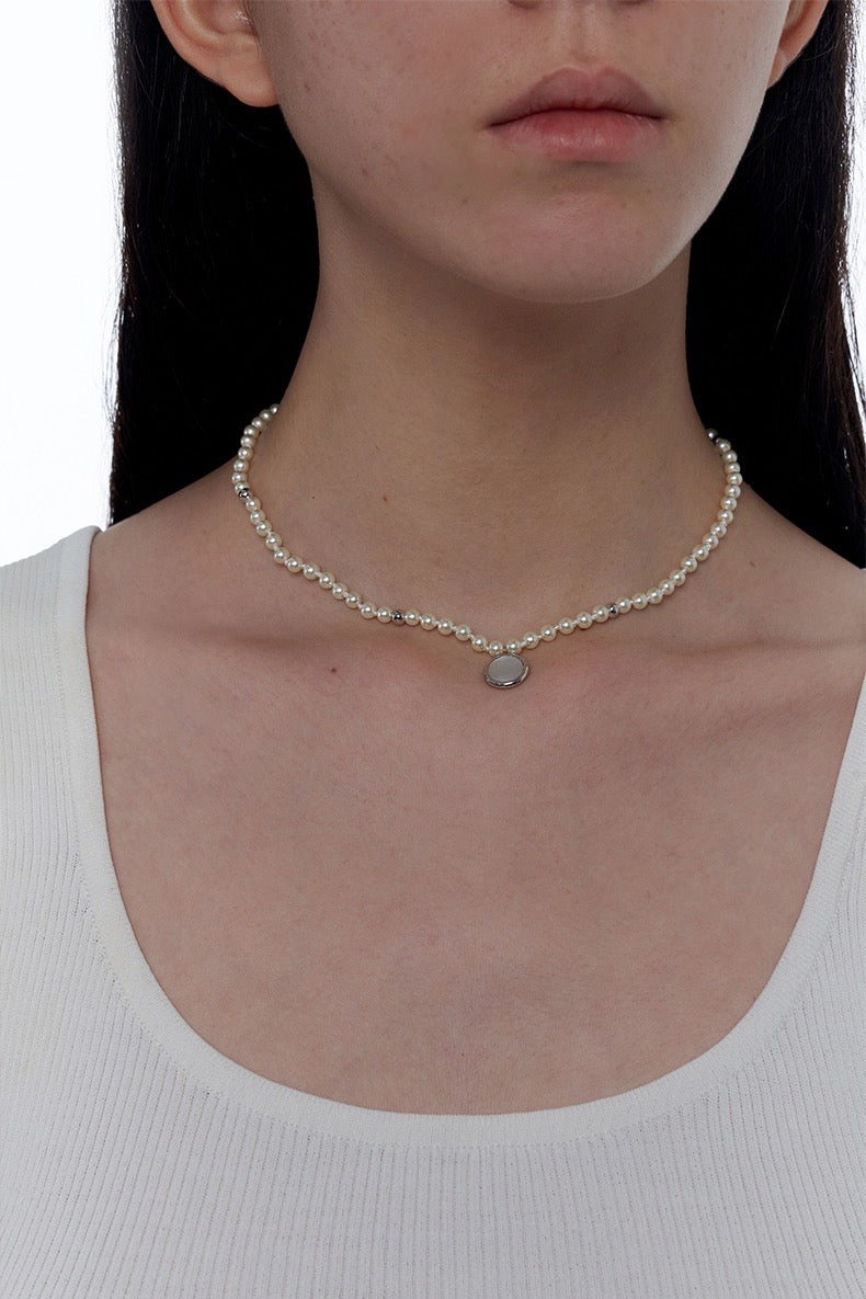 KVK Basic Collection Mother of Pearl Necklace - Fixxshop