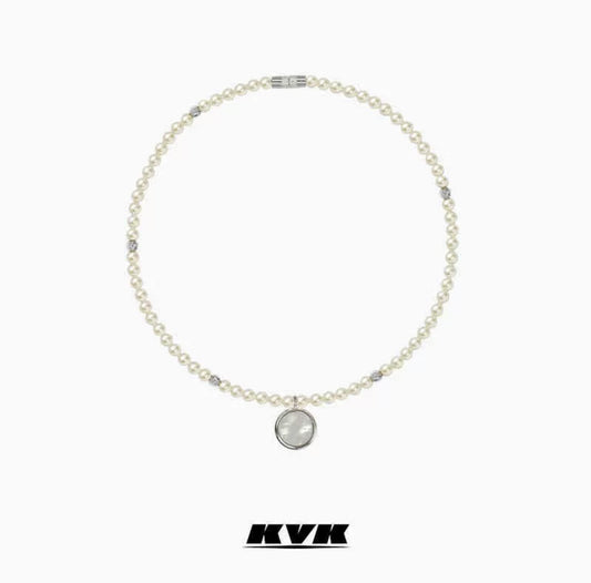 KVK Basic Collection Mother of Pearl Necklace - Fixxshop