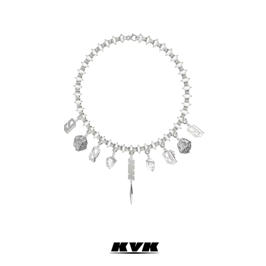 KVK Potential Collection Multi-Element Necklace - Fixxshop