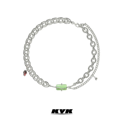 KVK Blossom Collection Peach Element Necklace - Fixxshop