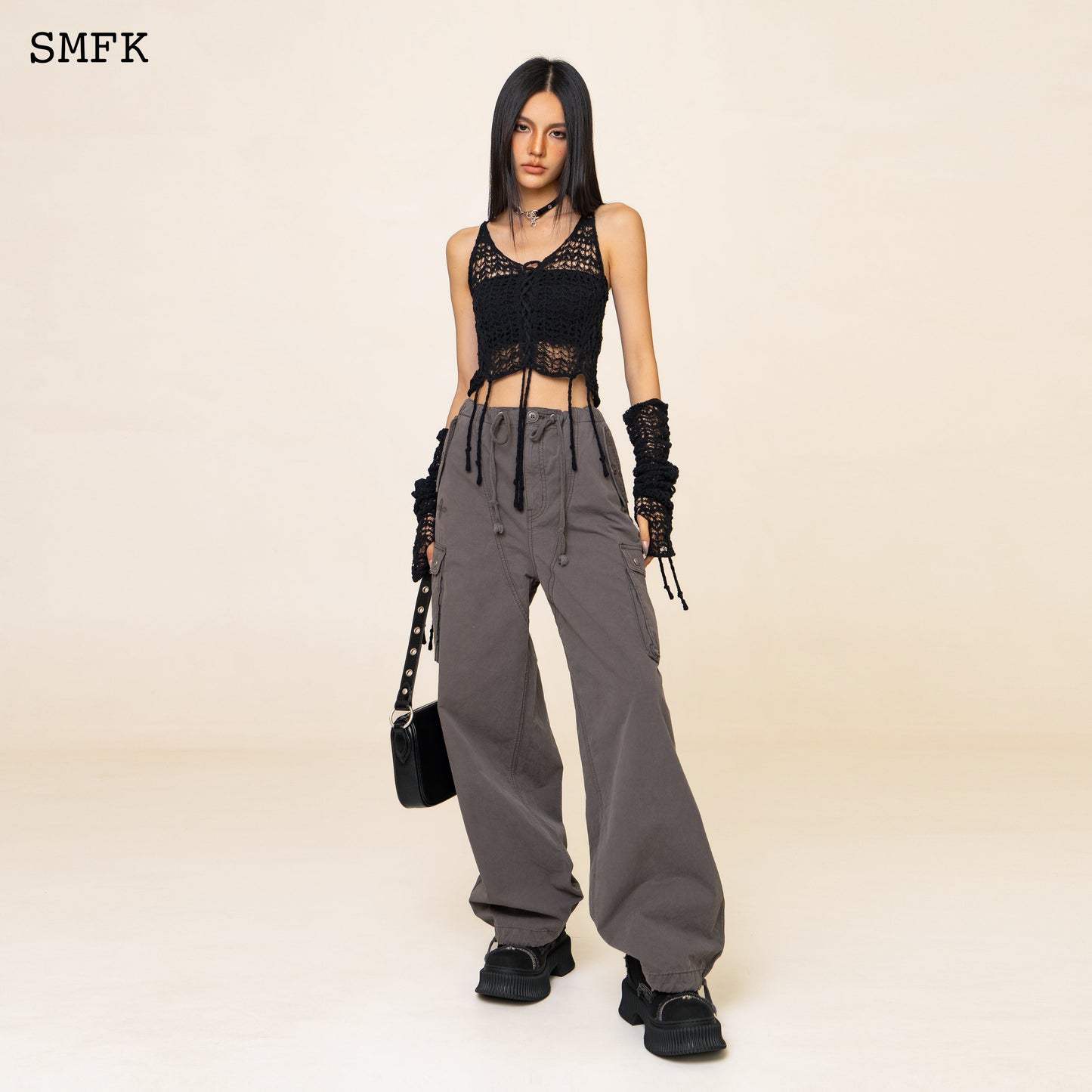 SMFK WildWorld Storm Grey Stray Paratrooper Pants