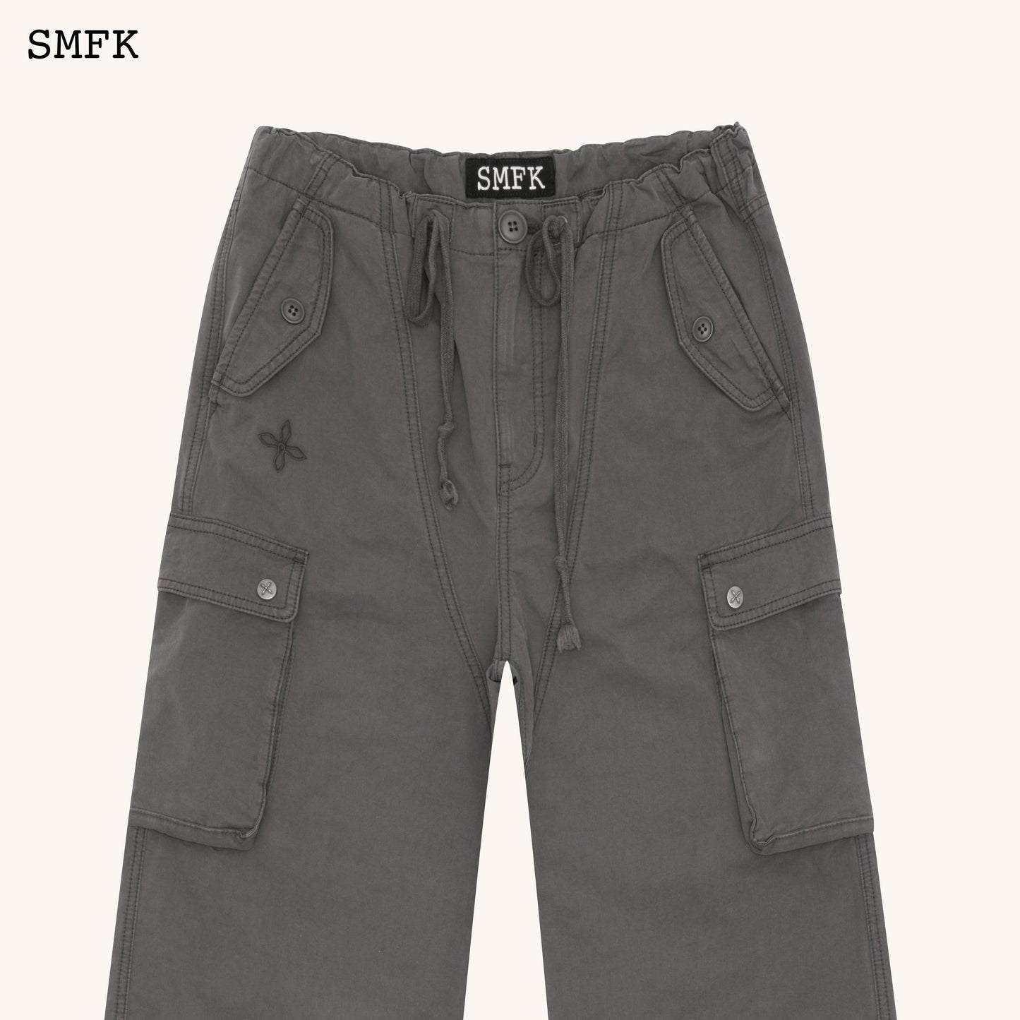 SMFK WildWorld Storm Grey Stray Paratrooper Pants