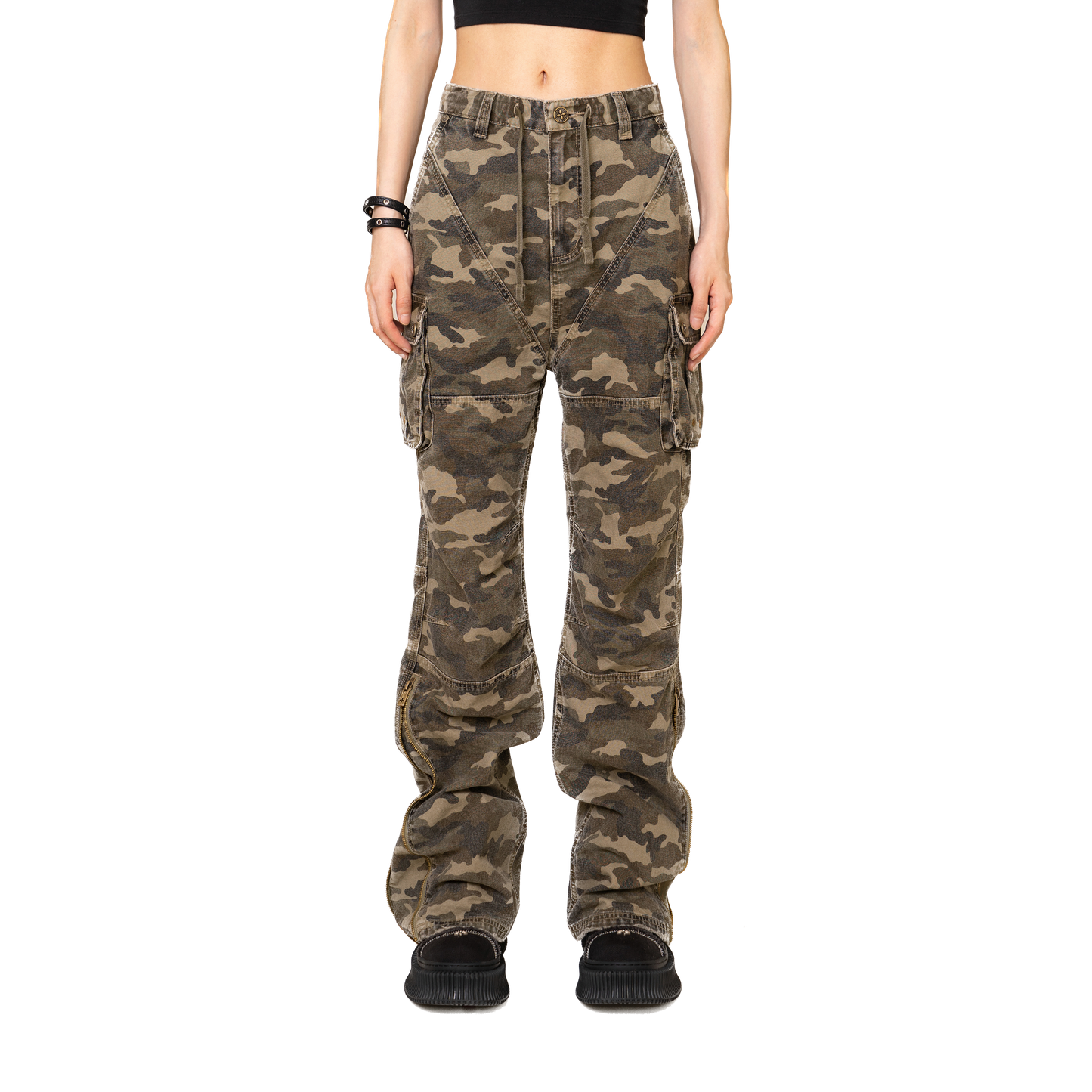 SMFK WildWorld Mermaid Camouflage Workwear Pants