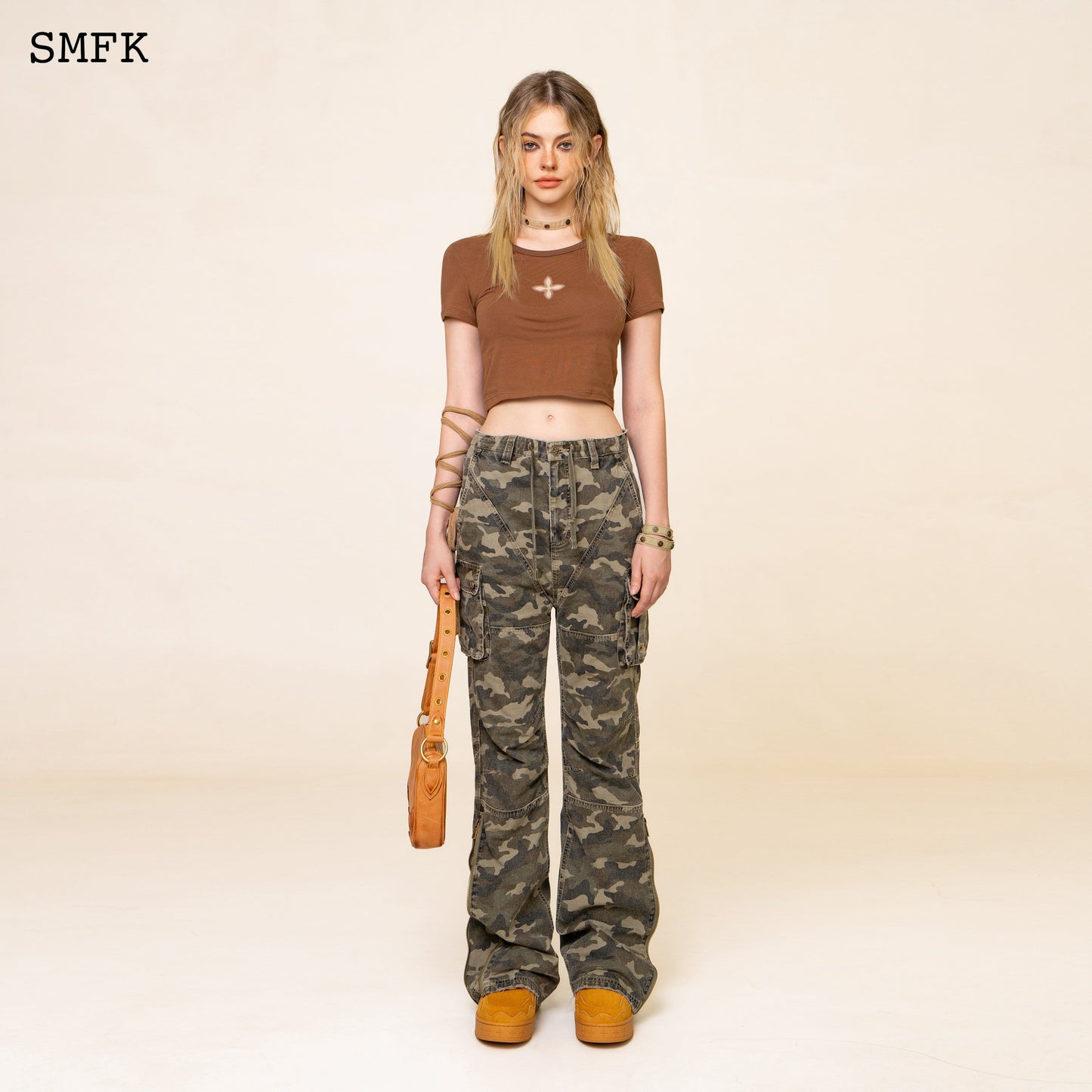 SMFK WildWorld Mermaid Camouflage Workwear Pants