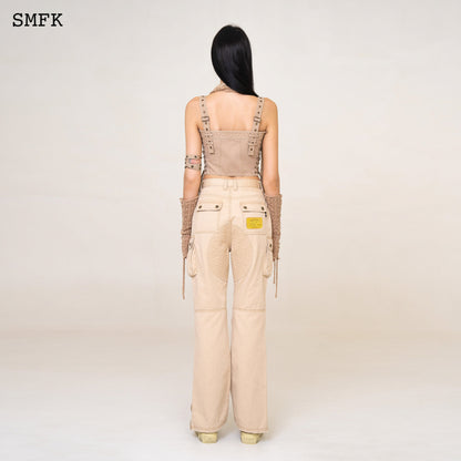 SMFK WildWorld Mermaid Work Wear Pants Wheat