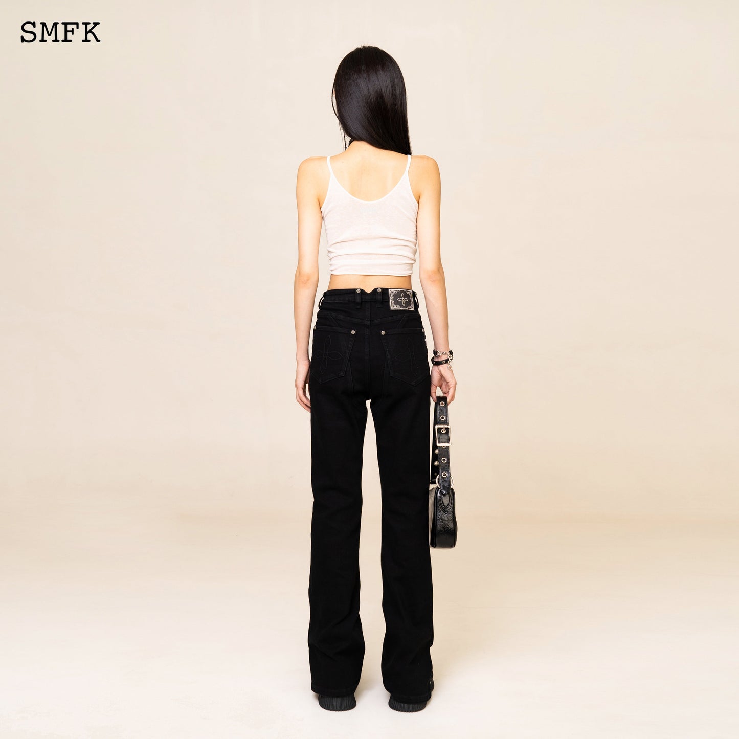 SMFK WildWorld Rider Mermaid Black Jeans