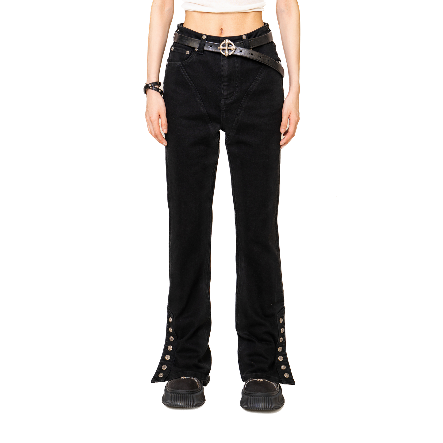 SMFK WildWorld Rider Mermaid Black Jeans