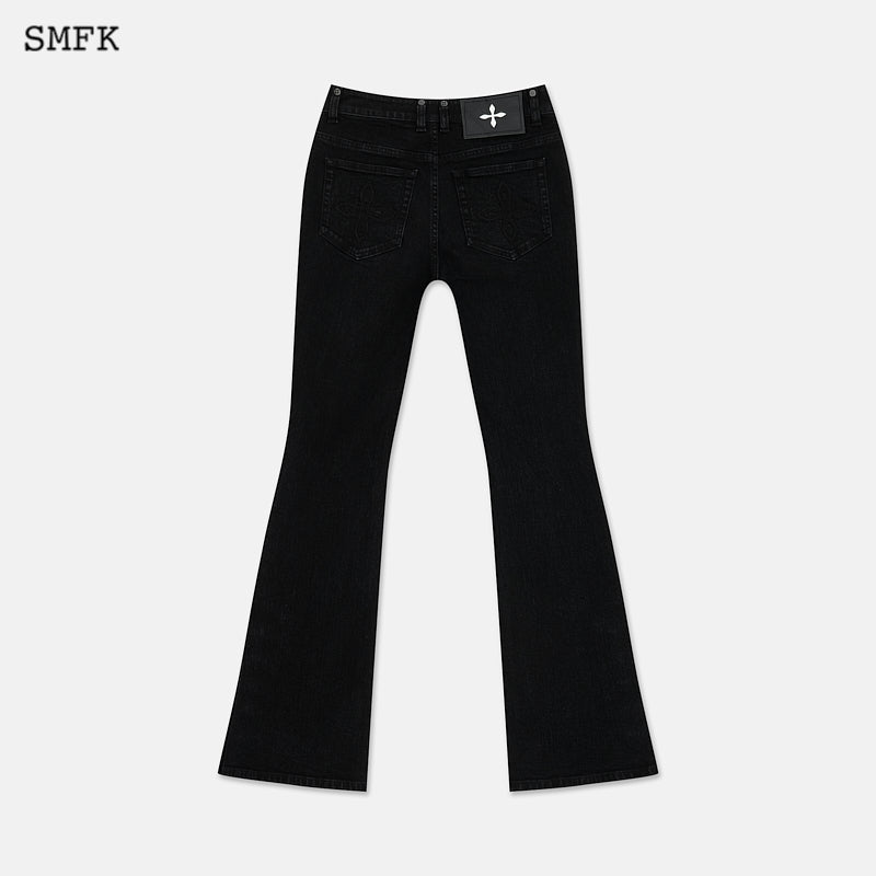 SMFK Mermaid Biker Jeans Black - Fixxshop