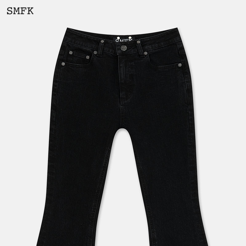 SMFK Mermaid Biker Jeans Black - Fixxshop