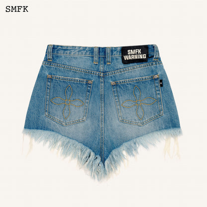 SMFK WildWorld Diamond Blue Cowboy Short Jeans