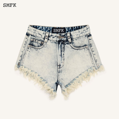 SMFK WildWorld Cream Stray Shorts Jeans