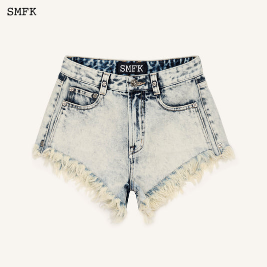 SMFK WildWorld Cream Stray Shorts Jeans