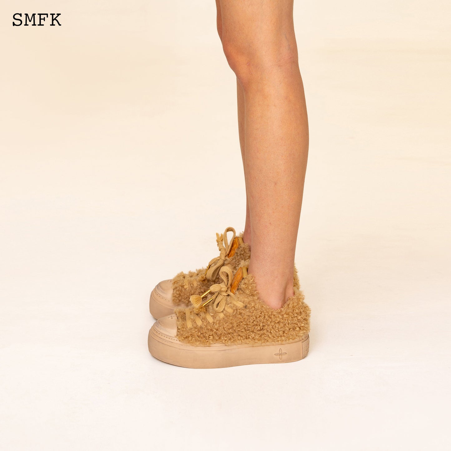 SMFK Super Model Gingerbread Furry Skate Shoes