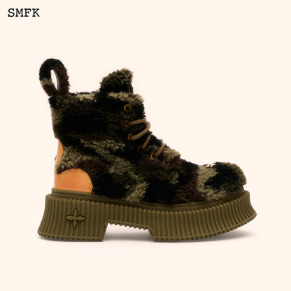 SMFK Compass Green Camouflage Desert Boots