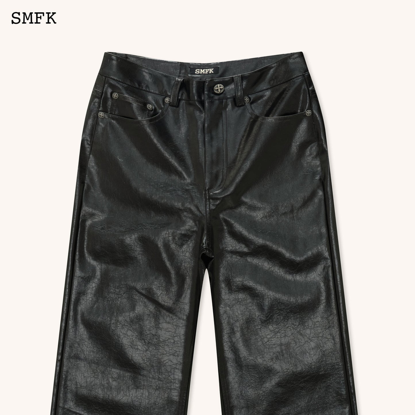 SMFK WildWorld Loose Leather Trousers